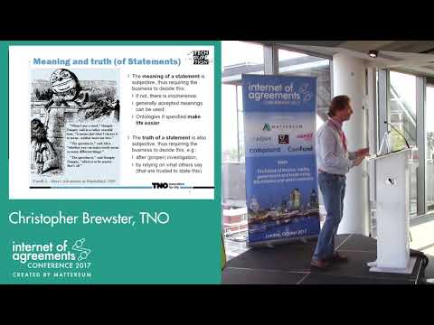Christopher Brewster - Smart Contracts and the need for Semantics (and reasoning)