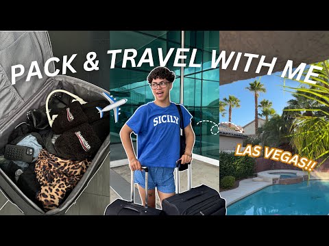 Pack & Travel With Me to VEGAS!