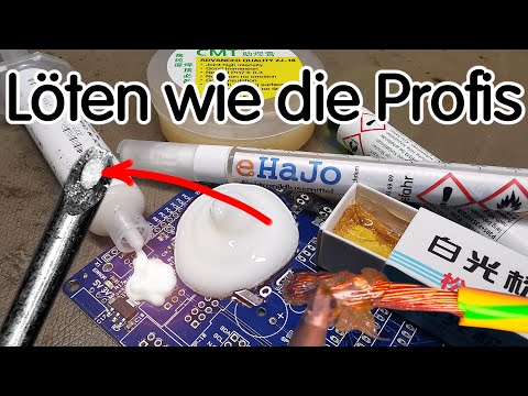 Flussmittel, Lötwasser, Kolophonium oder was? 🤷 Wie du die perfekte Lötstelle bekommst