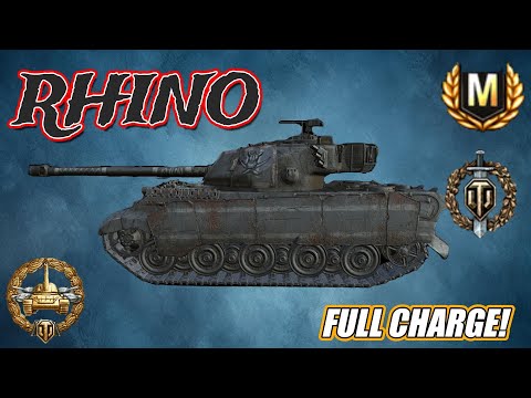 Rhino Full Charge Tier 8 Mercenary Heavy Premium Tank WOT Console - World Of Tanks Modern Armour