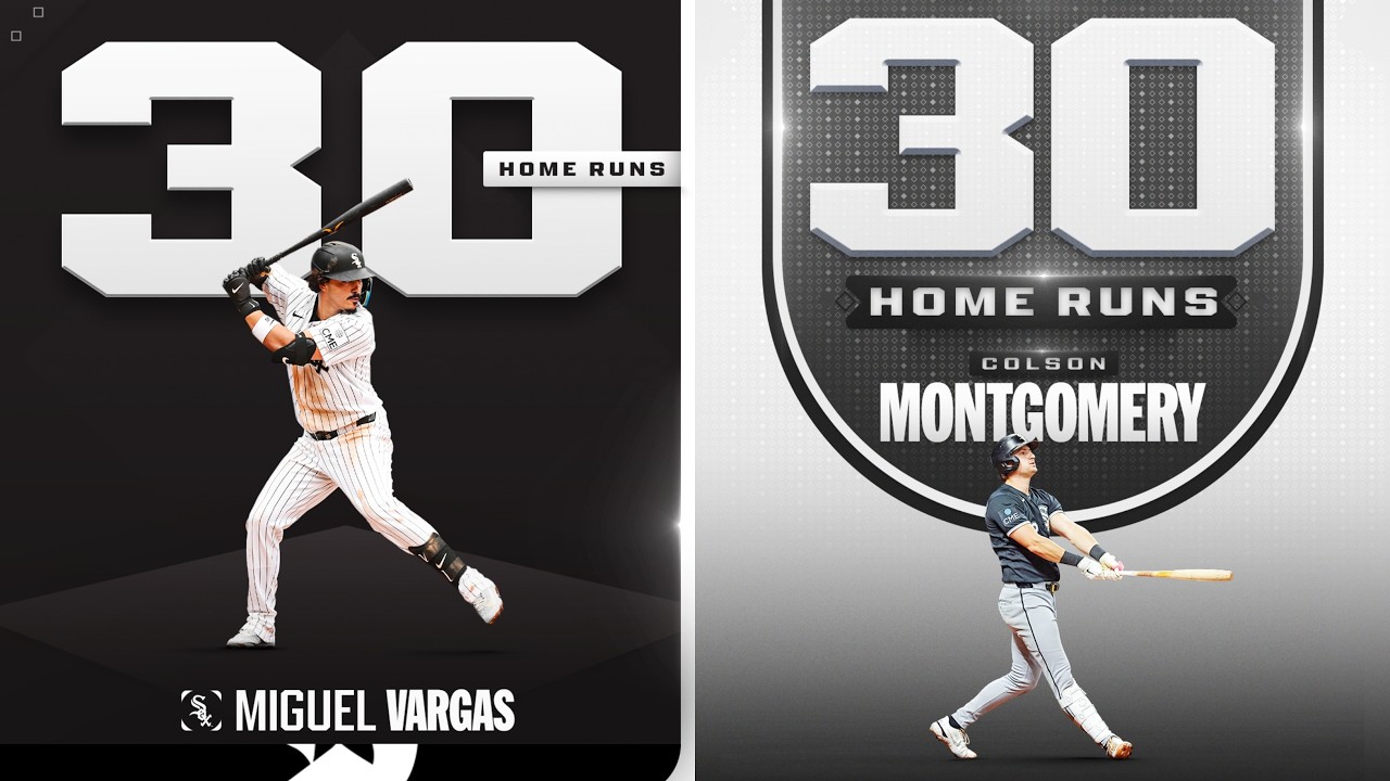 Miguel Vargas and Colson Montgomery BOTH hit their 30th homers of the season 💪 | MLB Highlights