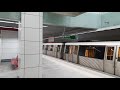 4K 60fps Bucharest Metro BOMBARDIER Trains Nufărul And Crăița At Favorit Station On M5