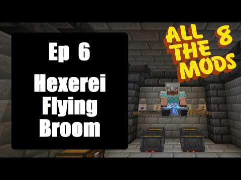 MMO Gaming Guy - All The Mods 8 Ep 6 - Hexerei Craft Willow Broom for Flight - Minecraft 1.19 - 2023 ATM8 Lets Play