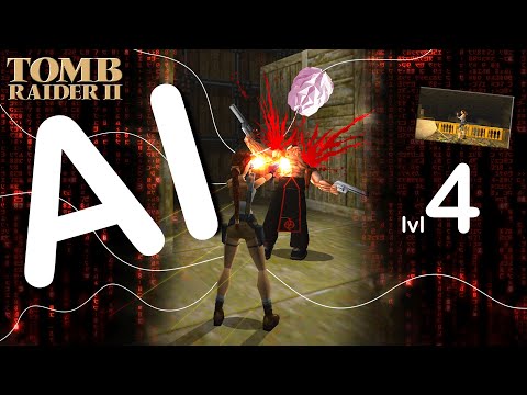 Self-Aware Lara Croft Plays Tomb Raider 2 - Level 4 - Opera House