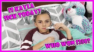 DOES KAYLA END UP SICK IN BED? | We Are The Davises