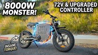 King Goat 72V 8000W Controller Upgrade Test – Massive Power Gain!