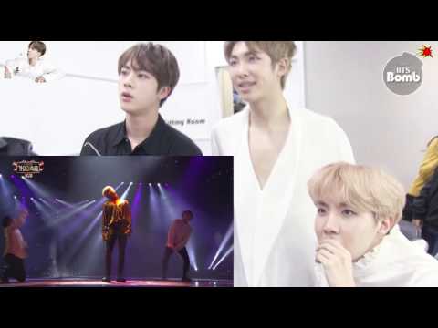 HD1080 Eng Sub BTS (RM JIN JH)react to Jimin dancing with Taemin and Kook singing with 97-line idols