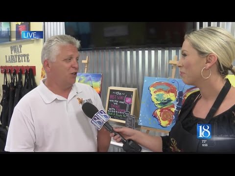 News 18 This Morning visits Painting with a Twist