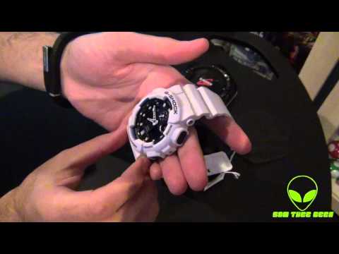 Casio G-Shock White Digital Watch Unboxing GA-100B-7A