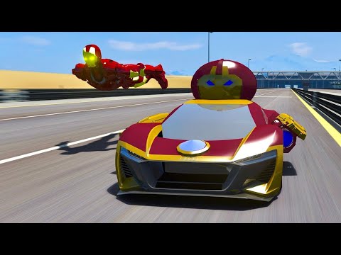 Audi PB18 Iron Man vs Iron Man Mark 46 at Special Stage Route X