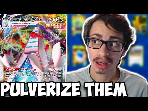 Duraludon VMAX has GREAT Immunity & Pulverizes The Opponent! Evolving Skies PTCGO