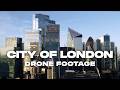 City Of London Drone Footage 4K Cinematic Aerial UK