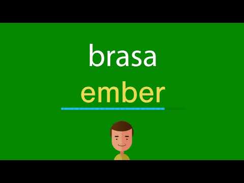 Como dizer brasa em inglês