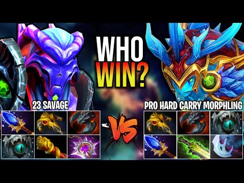 23SAVAGE FACELESS VOID VS PRO MORPHLING (DUAL PERSPECTIVE) INTENSE FIGHT EPIC COMEBACK..!! | DOTA 2