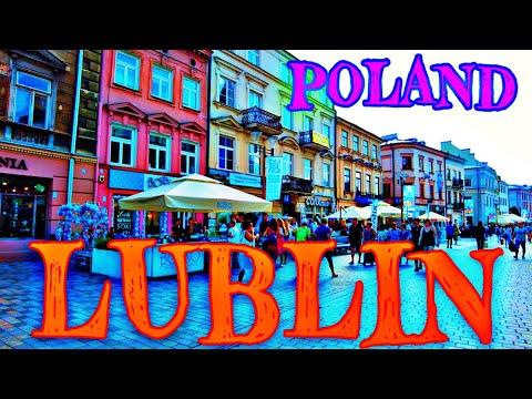 Walk in LUBLIN | Poland 🇵🇱 4K | 4K City Life