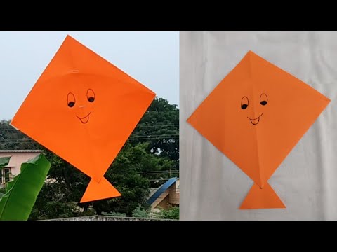 How to make kite with paper at home || Patang making for Makar sankranti festival