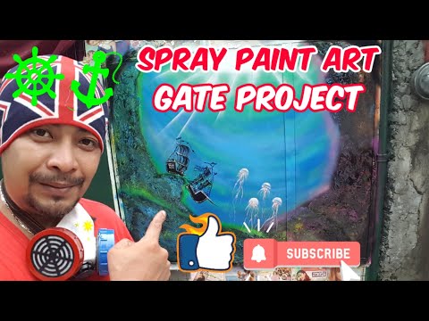 Spray Paint Art - Gate Project -#39