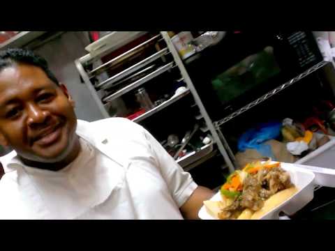 STEAMED GROUPER HEADS At Angels Caribbean Cafe