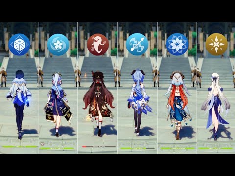 6 F2P Waifus vs Childe Boss !! F2P DMG SHOWCASE [ Genshin Impact ]