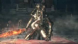 「【DARK SOULS 3】装備重量100％超え縛りカンスト攻略ボス撃破シーン！#14！兄王子ローリアン＆王子ロスリック戦！