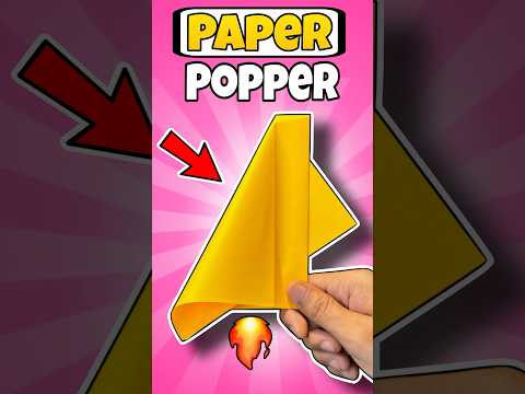 How to Make the Loudest Paper Popper 🤩 #shorts