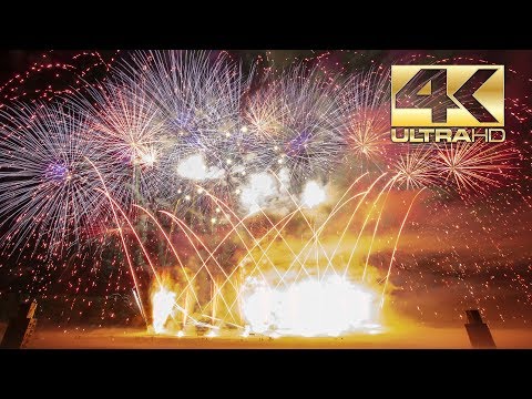 ⁽⁴ᴷ⁾ Burning Airfield 2019: Explosive Arts - Closing Fireworks - schluss feuerwerk - Vuurwerk