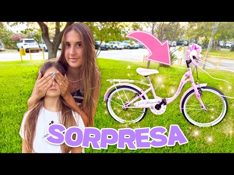 LUDOVICA LEARNS TO RIDE A BIKE FOR THE FIRST TIME
