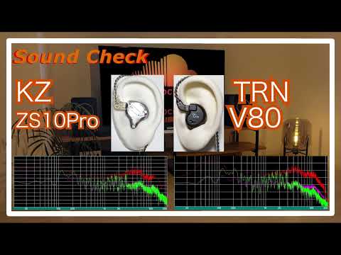 KZ ZS10Pro vs TRN V80 [IEMs Chinese In-Ear Sound Comparison 中華イヤホン音比較]