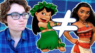 Plaid & Prejudice: Moana is NOT Lilo