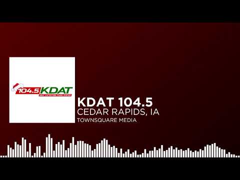 KDAT Cedar Rapids, IA "104.5 KDAT" Legal ID [Christmas Music](12/10/24)