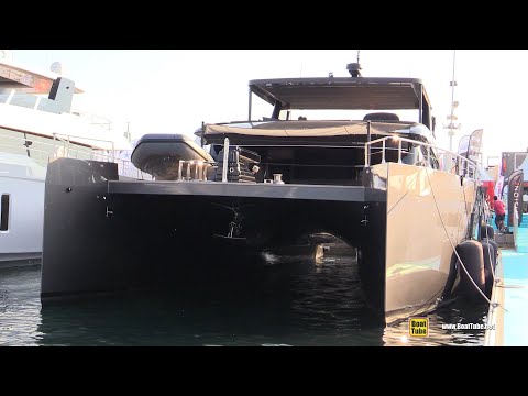 2022 Vision F 80 Luxury Power Catamaran - Walkaround Tour - 2021 Cannes Yachting Festival