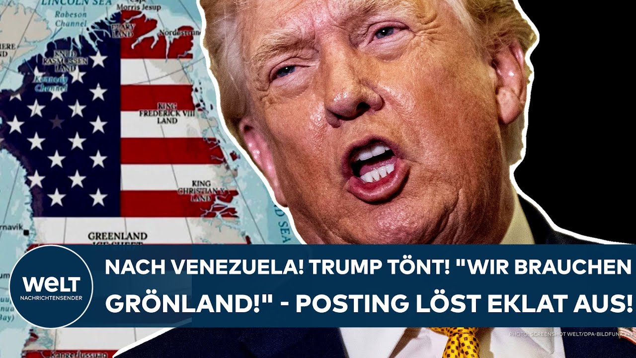 USA: Nach Venezuela! Trump tönt! "Wir brauchen Grönland!" - Posting aus seinem Umfeld löst Eklat aus