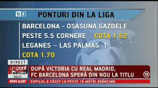 UPZ 25.04.17: Extragem profitul din La Liga » 4 PARIURI!
