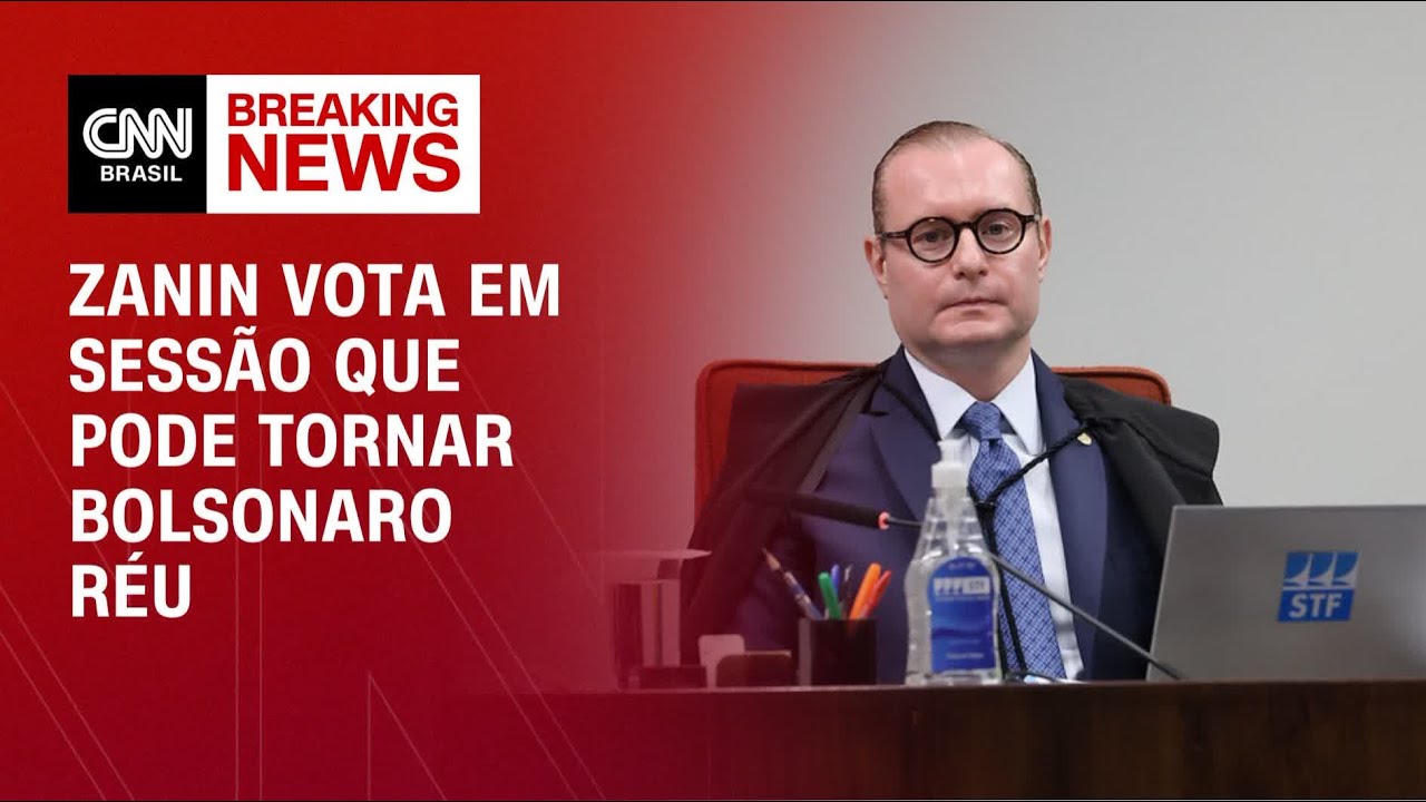 Zanin vota em sessão que pode tornar Bolsonaro réu | BASTIDORES CNN