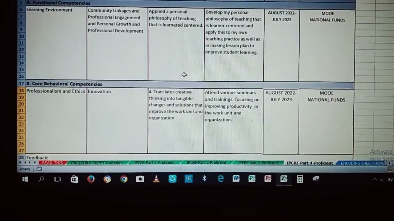 RPMS 2022 Development Plan with sample