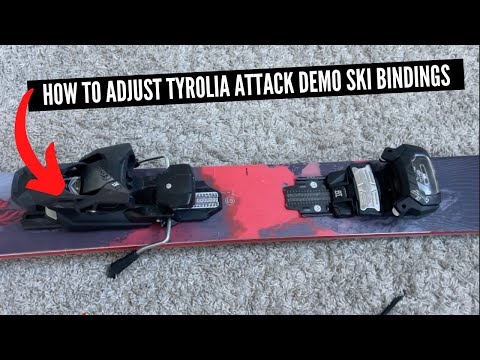 How To Adjust Tyrolia Attack Demo Ski Bindings