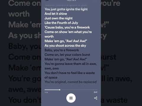 Firework - Katy Perry (Lyrics)