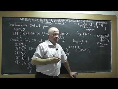 3/3 1831 Divizorii unui numar: Proprii Improprii Criterii de divizibilitate Numere prime