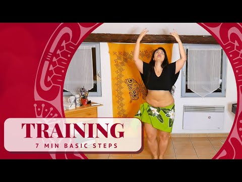 NON STOP 7 MIN Basic steps - Tahitian dance challenge
