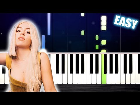 Ava Max - Sweet but Psycho - EASY Piano Tutorial by PlutaX