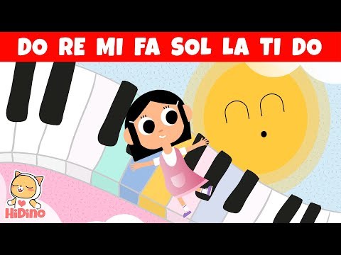 Singing Scales | Learn Scales | HiDino Kids Songs With Fun Stories
