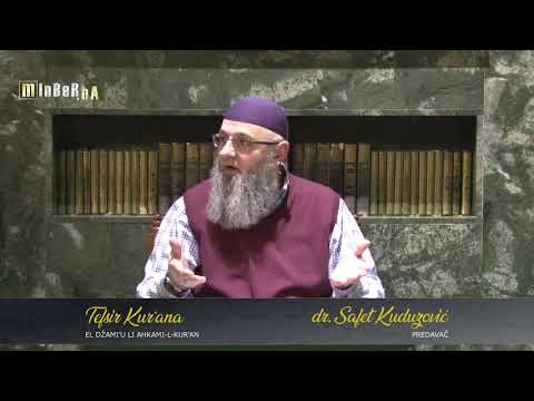 Čovjek ne može pobjeći od Allahove odredbe, ali Allah je dao svakome izbor_dr. Safet Kuduzović