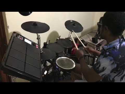 Latin Caribbean Shuffle Drumless track FDT- Drum Cover