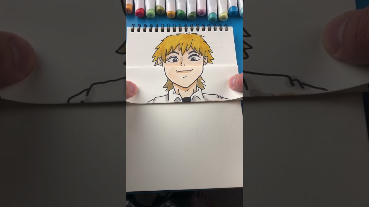 Chainsaw Man/Denji Surprise Fold #shorts #chainsawman #artlandhowtodraw