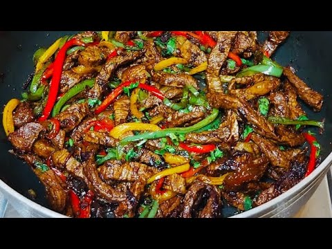 HOW TO COOK perfect beef stir fry| beef strips recipe...