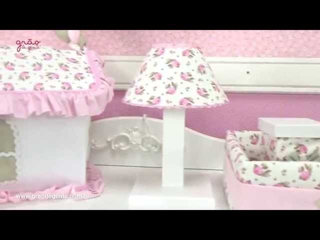 Quarto para Bebê Primavera Baby Rosa | Ref: 47830