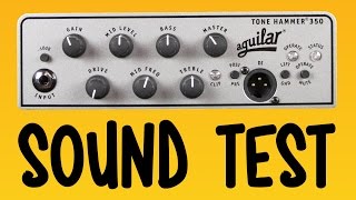 Video thumbnail for Aguilar Tone Hammer 350 SOUND TEST by fretlesik