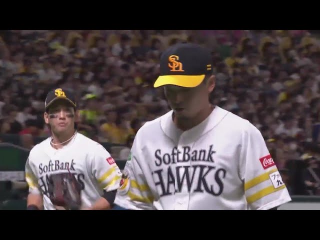 【6回表】ホークス・東浜巨 6回1失点の好投で試合を作る!!  2024年6月15日 福岡ソフトバンクホークス 対 阪神タイガース