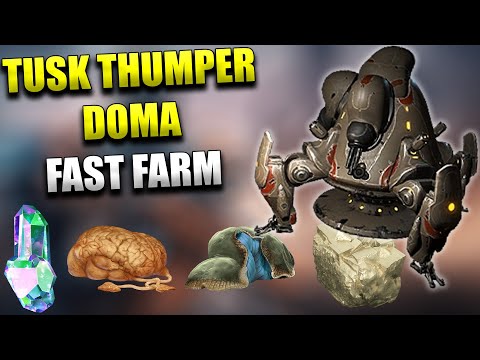 How To Kill A Tusk Thumper Doma Fast For Plains Of Eidolon Resource Farming! Steel Path
