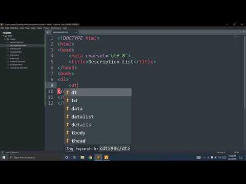 9 HTML Lists | HTML Description Lists